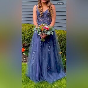 David’s bridal prom dress size 0 alterations don’t to fit 5’2